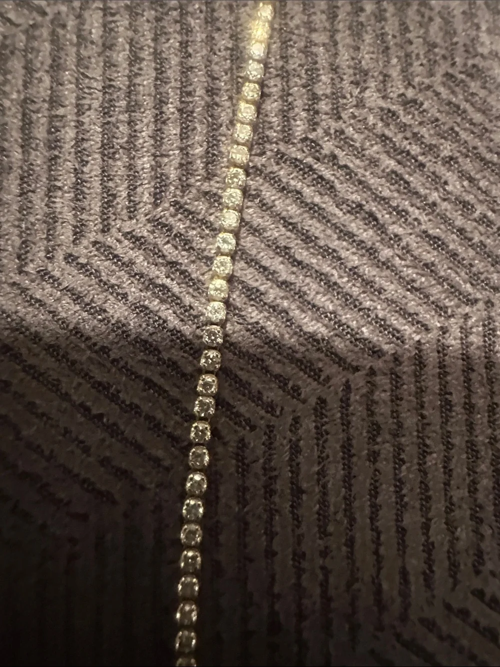 14 K Gold. 1 Carat Total weight natural diamond    Tennis bracelet